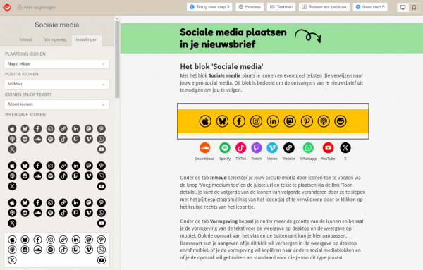 Extra sociale media beschikbaar